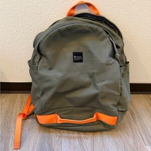 Lululemon olive&orange backpack